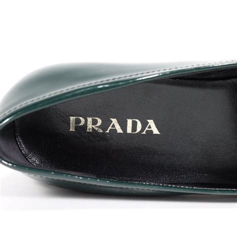 prada scarpe tacco mocassini vernice|Prada Scarpe vintage .